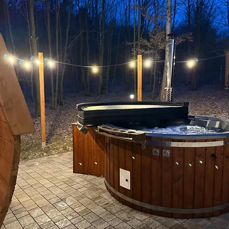 W Lesie Sauna I Goraca Balia Wellness&spa Horská chata Grybow