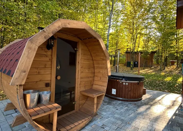 W Lesie Sauna I Goraca Balia Wellness&spa Grybow